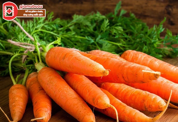 Cà rốt chứa nhiều chất chống oxy hóa tự nhiên